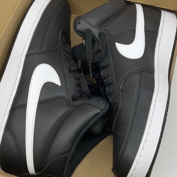 Nike Court Vision Mid NN Black and White Sneakers main image 5